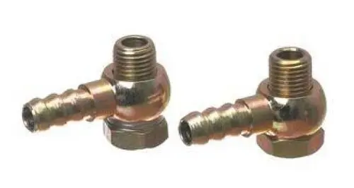 Snabb frakt Cav Slangnippelset 10mm Vinklad Par