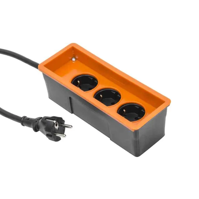 Grenuttag 3-Vägs Jordad Gelia Säker betalning