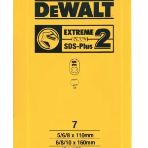 Fynd DeWalt DT9701 Hammarborrsats Extreme SDS+ 7-Delar