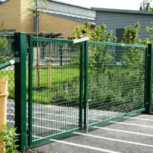 GRIND DUBBEL H=800 B=3000MM 60/60 MÖRKGRÖN Begränsat erbjudande