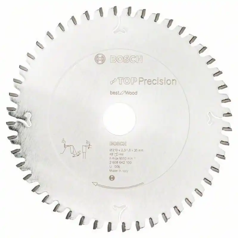Premium Bosch Sågklinga 210mm 48T (Fina snitt)