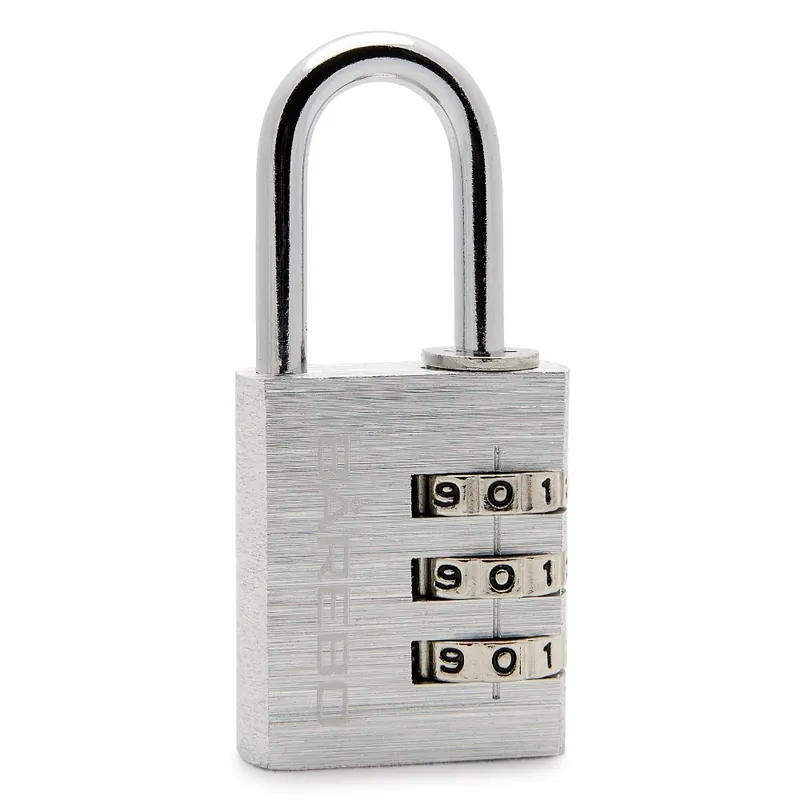 Trygg betalning Hänglås Kombination Silver 30mm, Bårebo 720124