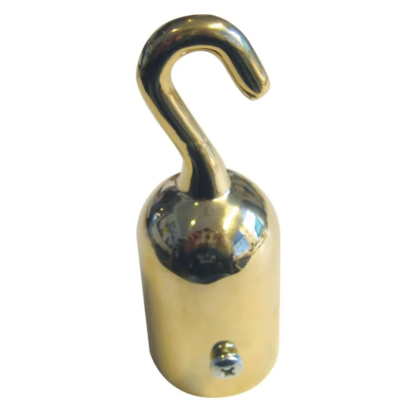 Ändbeslag Med Krok 36mm Mässing Teufelberger Fynd