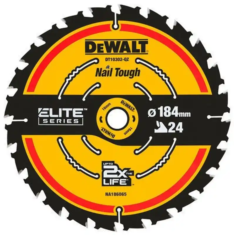 Billig DeWalt DT10302 Sågklinga 184mm 24T för Allmän användning ELITE