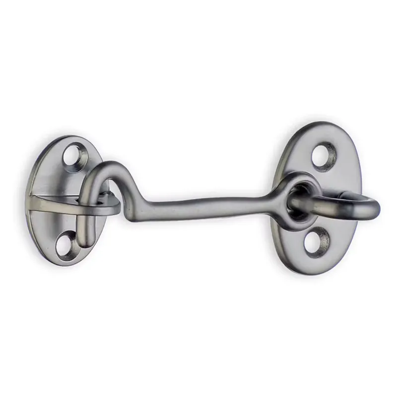 Begränsat antal Kajuthasp 75mm Borstad Krom Beslagsboden BK295M