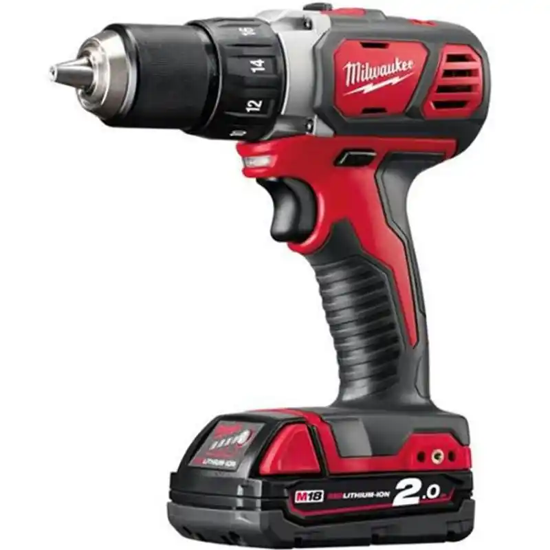 Populärt val Milwaukee M18 BDD-202C Borr-/Skruvdragare 18V (2x2,0ah)