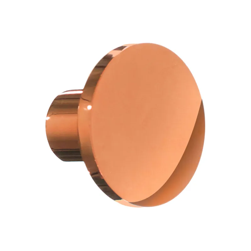 Säker betalning Knopp 28mm Polerad Kopparfinish 10st Beslagsboden BC496