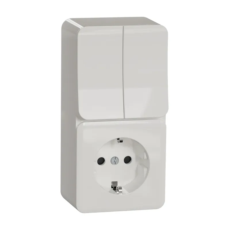 Billigare Schneider Electric Exxact Surface Kombiuttag UTP