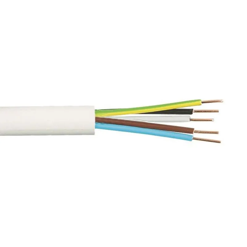 Nedsatt pris Kabel Eklk-Light 5G2.5mm², 50m, 300/500V, Vit, Malmbergs 0810241