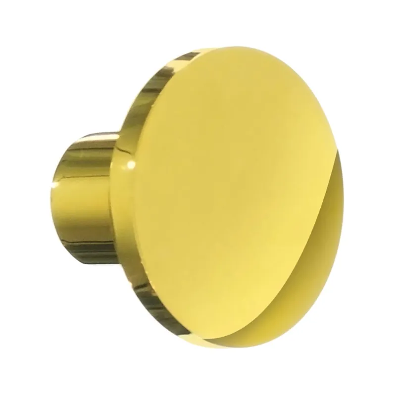 Fynd Knopp 28mm Polerad Mässingfinish Beslagsboden BV496