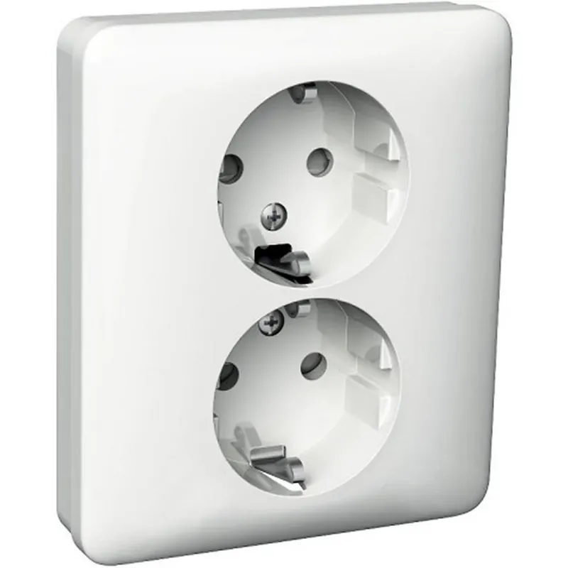 Beställ nu Schneider Electric Exxact Primo Vägguttag 2-vägs