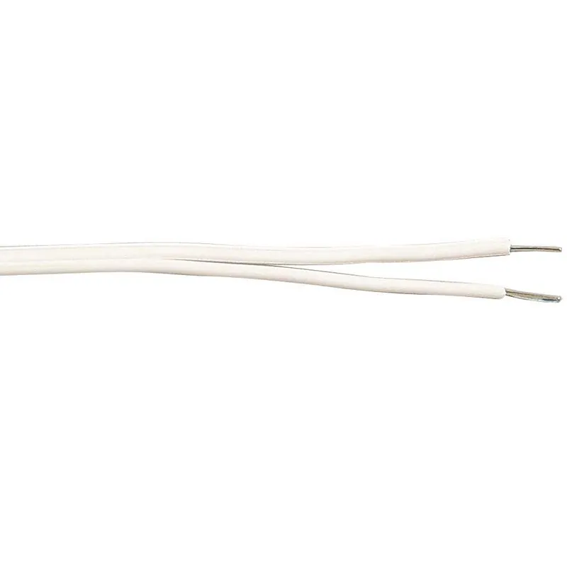 Fynd Kabel Eku 2x0,7mm², 10m, 60V, Vit, Malmbergs 99006018
