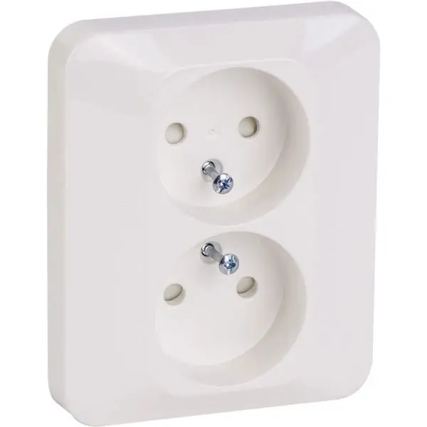 Billigare Schneider Electric Eljo Trend 2-vägs Vägguttag Ojordat