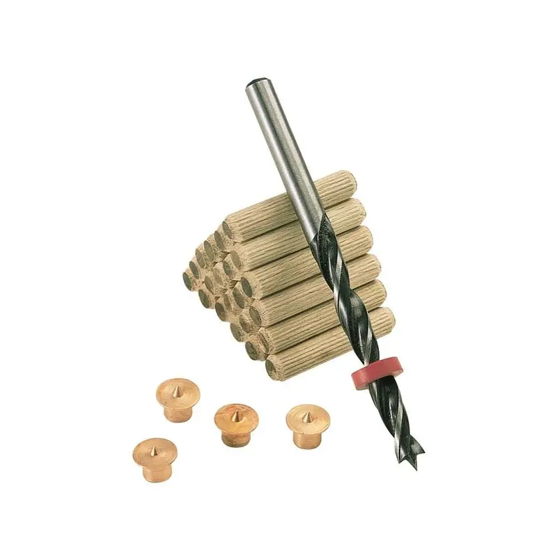 Lägg i varukorgen Wolfcraft Pluggborrset 8mm (inkl pluggar & djupstopp)