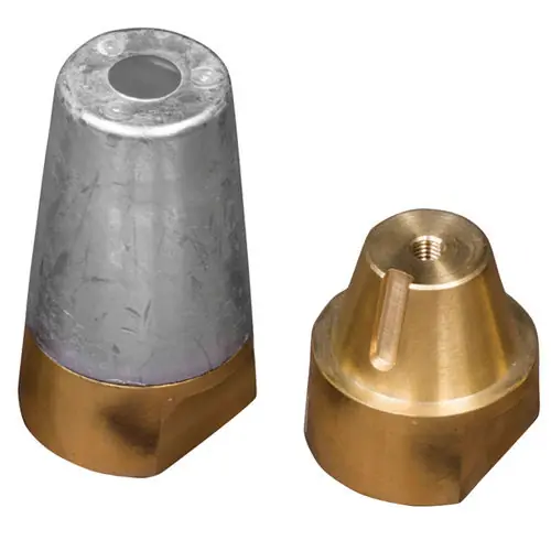 Tecnoseal Zinkmutter Konisk Mässing, Ø:50mm, Ø:36x3mm Gänga Populär