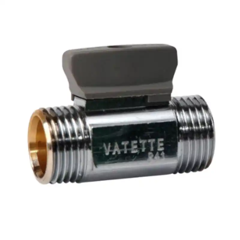 Kulventil Rak Vatette Med Vred Utvändig G15 Sista chansen