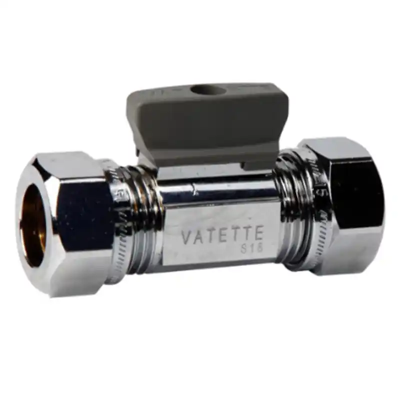 Billigare Kulventil Vatette Rak Med Vred 18X18