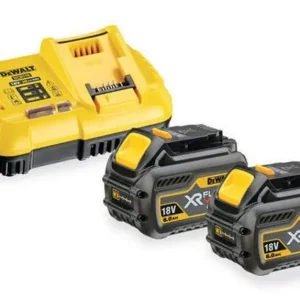 Handla nu DeWalt DCB118T2 Snabbladdare Flexvolt XR + 2st Batterier 54V (2x6,0ah)