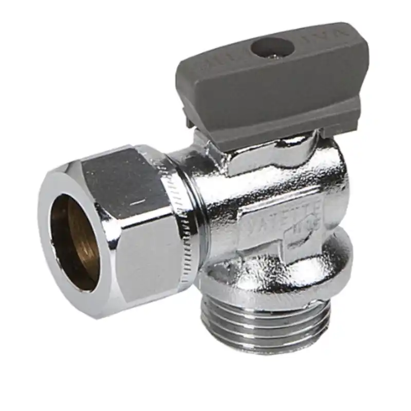 Kulventil Vinkel Utvändig G15X15 Vatette Med Vred Begränsat erbjudande