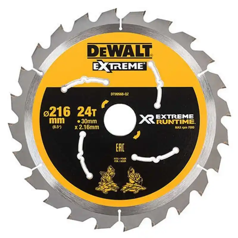 DeWalt DT99568 Sågklinga XR 216mm 24T (Universal) I lager