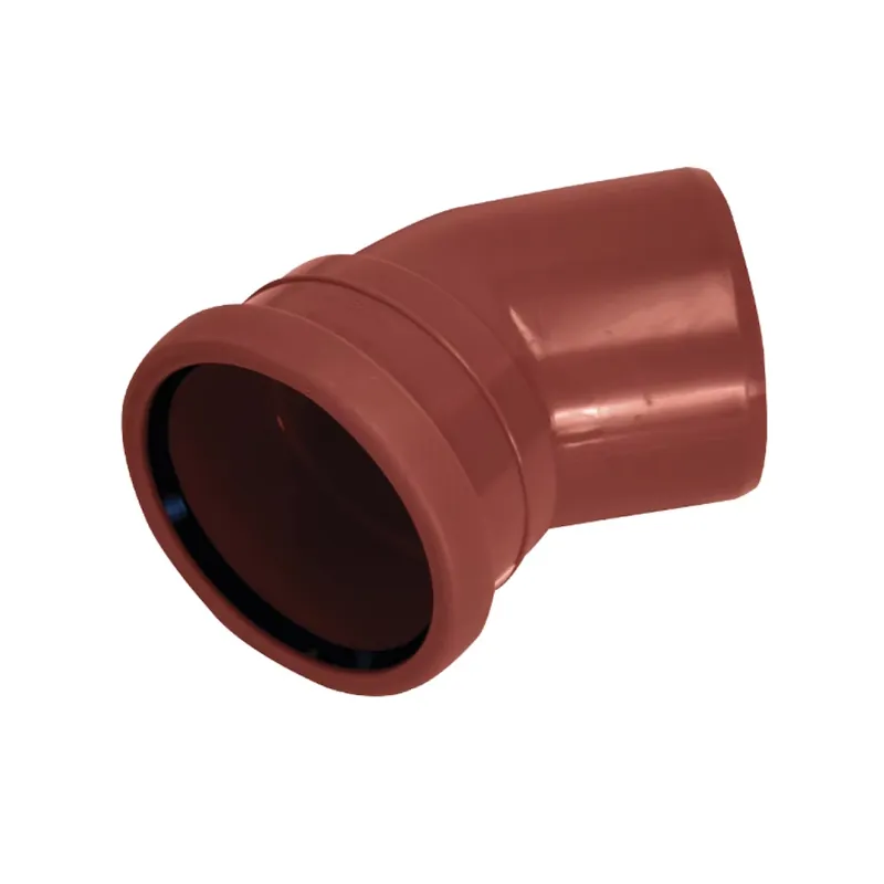 Markböj 1-Muff 250mmx45° Polypropen Pipelife Populär