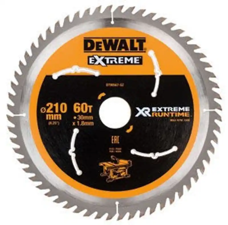 DeWalt DT99567 Sågklinga XR 210mm 60T (Fin) Erbjudande