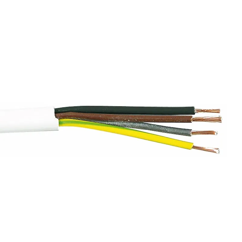 I lager Kabel RKK (H05Vv-F) 3G0.75mm², Vit, 5m, Malmbergs 99006378