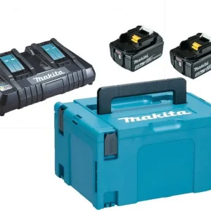 Kampanjpris Makita Powerpack (Laddare + 2st 18V 5,0ah batterier)