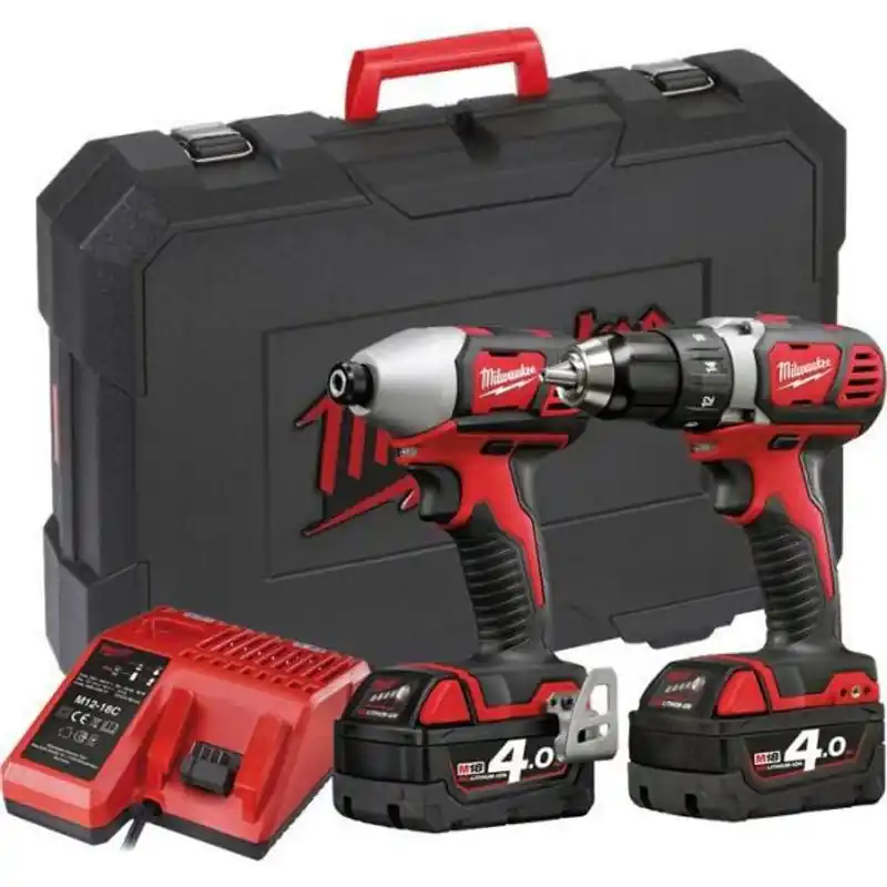 Snabb frakt Milwaukee M18 BPP2D-402C Combopack 18V (2x4,0ah)