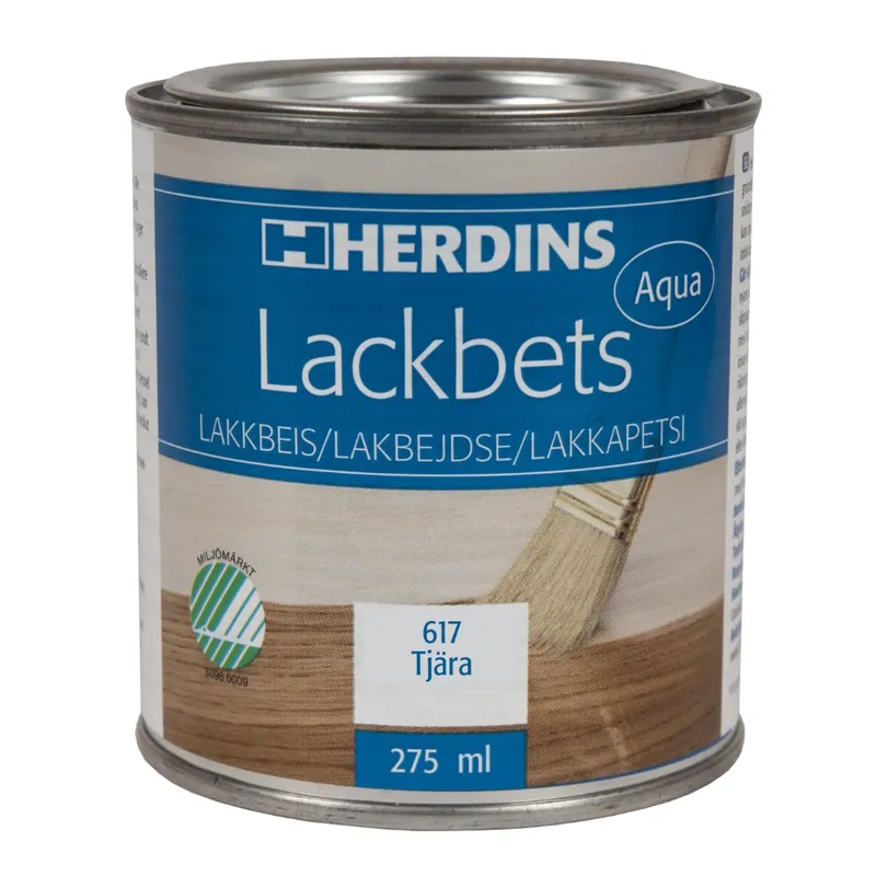 Nyhet Lackbets Aqua 617 Tjära 275ml, Herdins