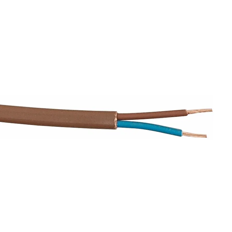 Beställ idag SKX (H03Vvh2-F) 2x0.75mm², Brun, 10m, Malmbergs 99006308