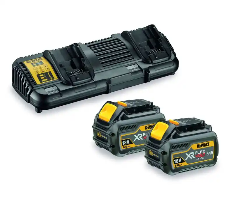 DeWalt DCB132T2 Snabbladdare 2-ports FlexVolt + 2st 54V Batterier Snabb leverans