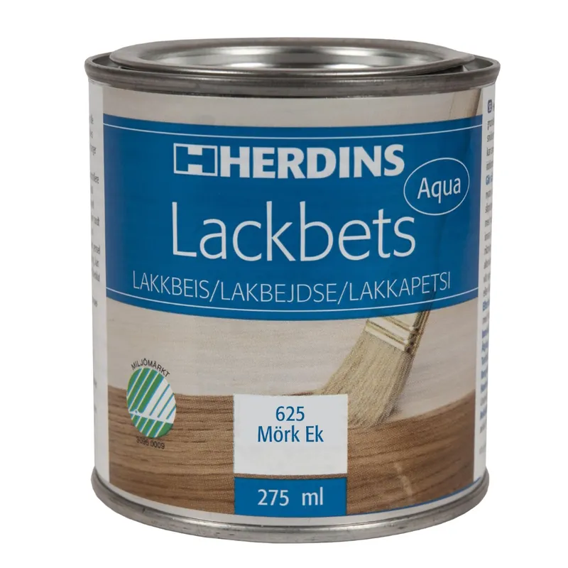 Lackbets Aqua 625 Mörk Ek 275ml, Herdins Outlet