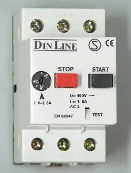 Termomagnetiskt Motorskydd Begränsad tid