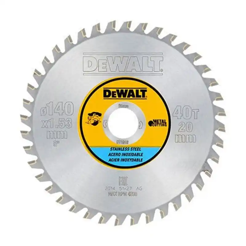 DeWalt DT1918 Sågklinga för Rostfritt 140x20mm 40T Beställ nu