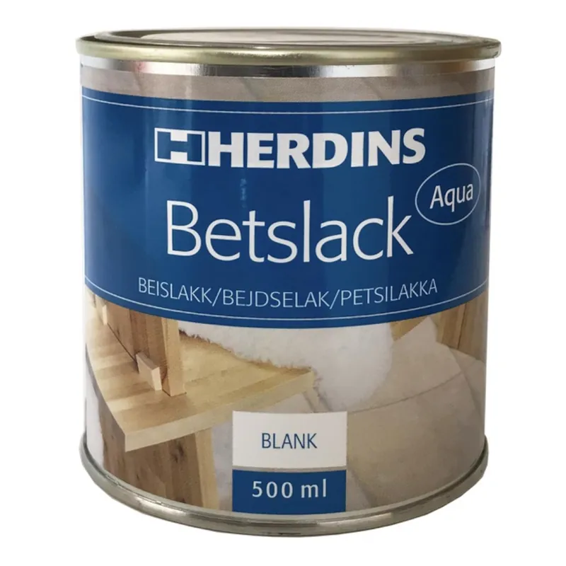Begränsat antal Betslack Aqua Blank 500ml, Herdins