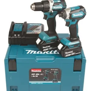 Lågt pris Makita DLX2189TJ Combokit 18V (DDF484+DTD153) 2x5,0ah