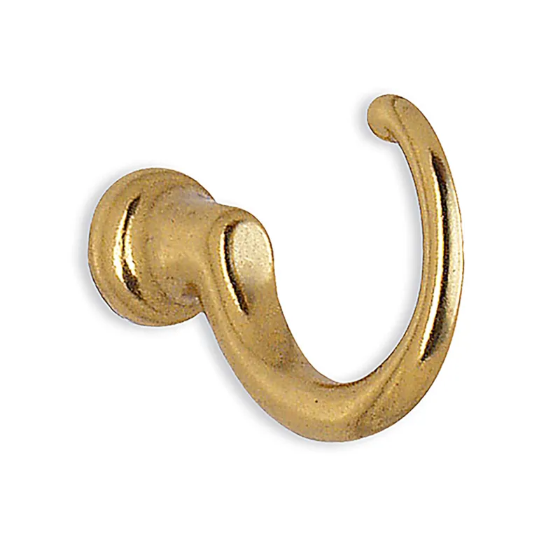 Rea Enkelkrok 42mm Polerad Mässingsfinish 10st Beslagsboden B233