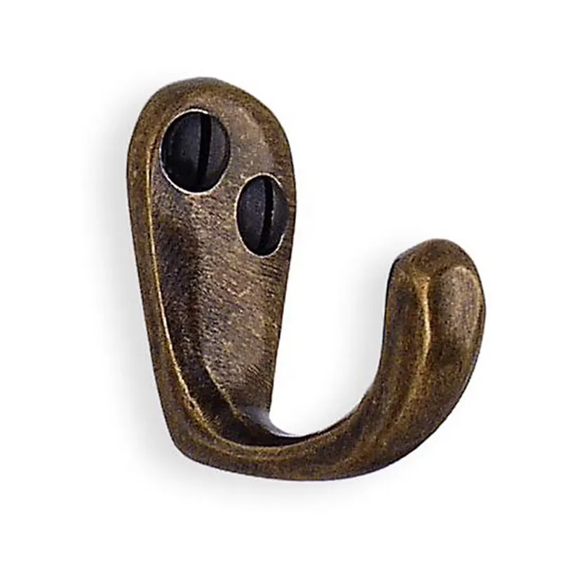 Enkelkrok 38mm Antik Mässingsfinish 10st Beslagsboden BA245 Populärt val