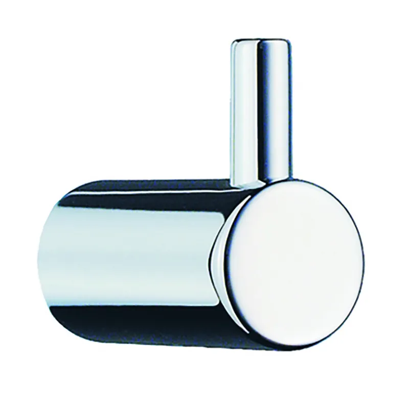 Expressleverans Enkelkrok Förkromad Rostfritt Stål 10st Beslagsboden BK072