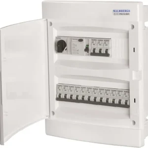 Malmbergs Förmonterad Normcentral Plast 2x12 mod Infälld Snabb frakt