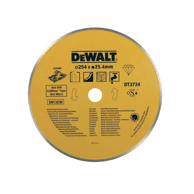 Köp online DeWalt DT3734 Kapskiva Kakelsåg för Sten/Betong 254mm