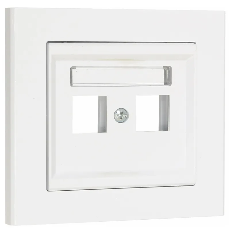 Endast idag Centrumplatta Keystone Rak 2 Vägs, Signalvit, Malmbergs 5118832