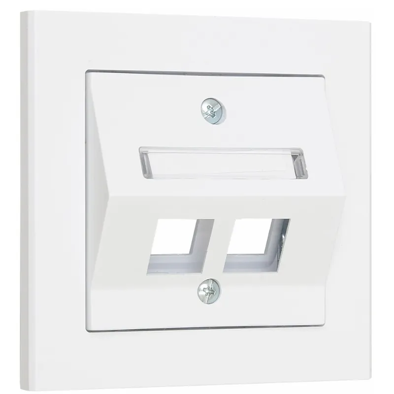 Fynd Centrumplatta Keystone Vinklad 2 Vägs, Signalvit, Malmbergs 5118834