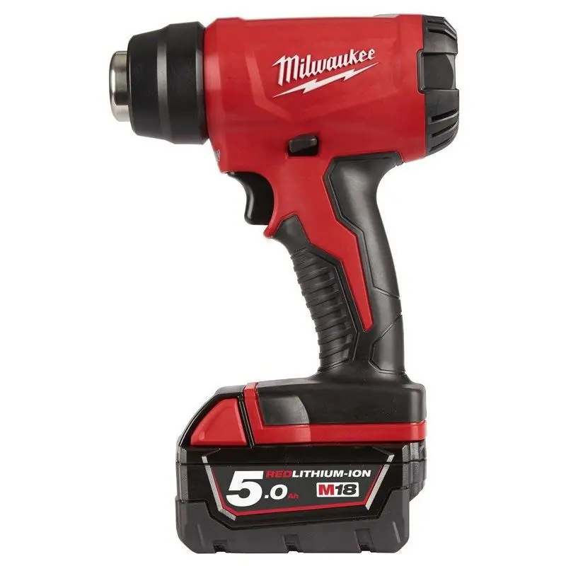 Milwaukee M18 BHG-502C Batteridriven Varmluftspistol 18V (2x5,0ah) Erbjudandepris