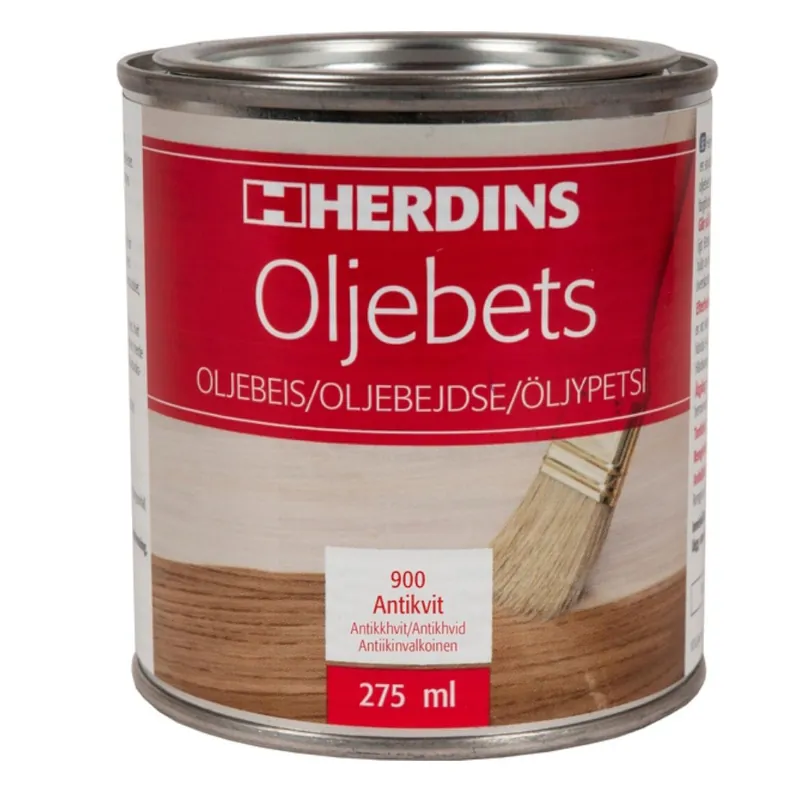 Rabatter Oljebets 900 Vit 275ml, Herdins