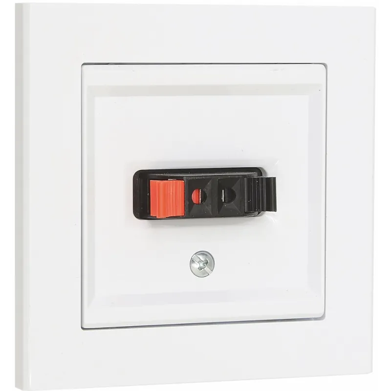 Fynd Högtalaruttag Optima 1 Vägs, Signalvit, Malmbergs 6221026