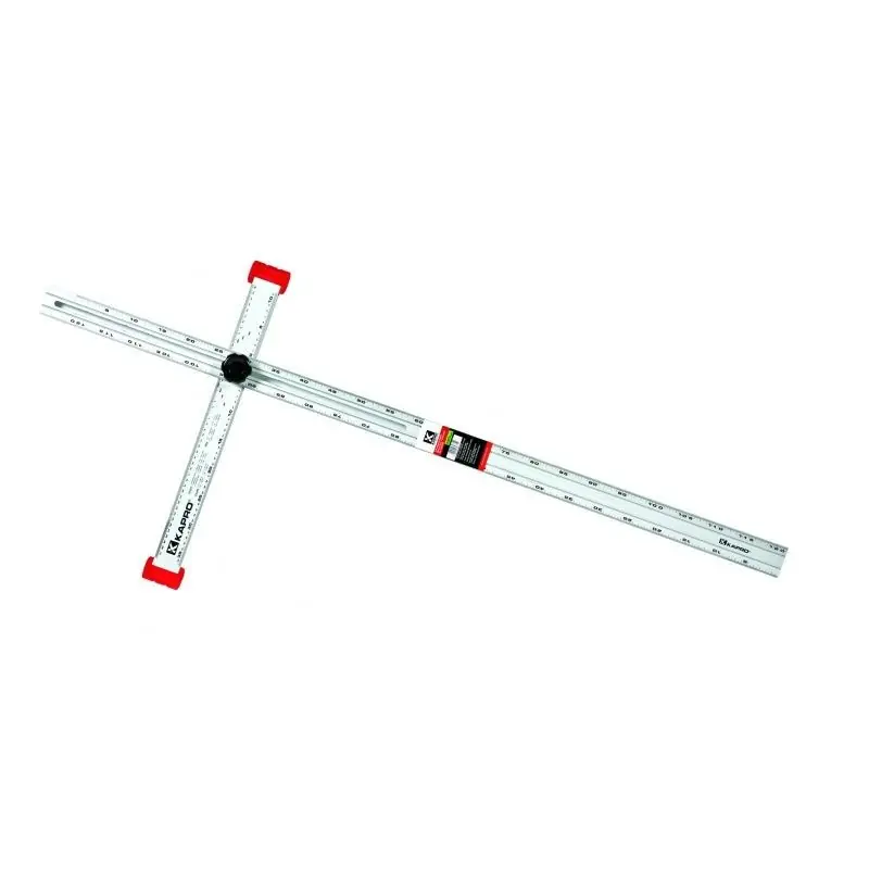 Kapro Gipsskivevinkel ställbar i aluminium 120x60cm Rea