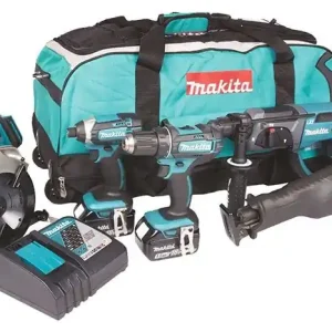 Makita DLX6038T Verktygspaket/Combokit 18V (3x5,0ah) Rabatter