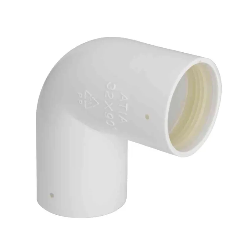 Böj 32x90GR Vit Polypropen Med Gummitätnimg Gelia Begränsat erbjudande